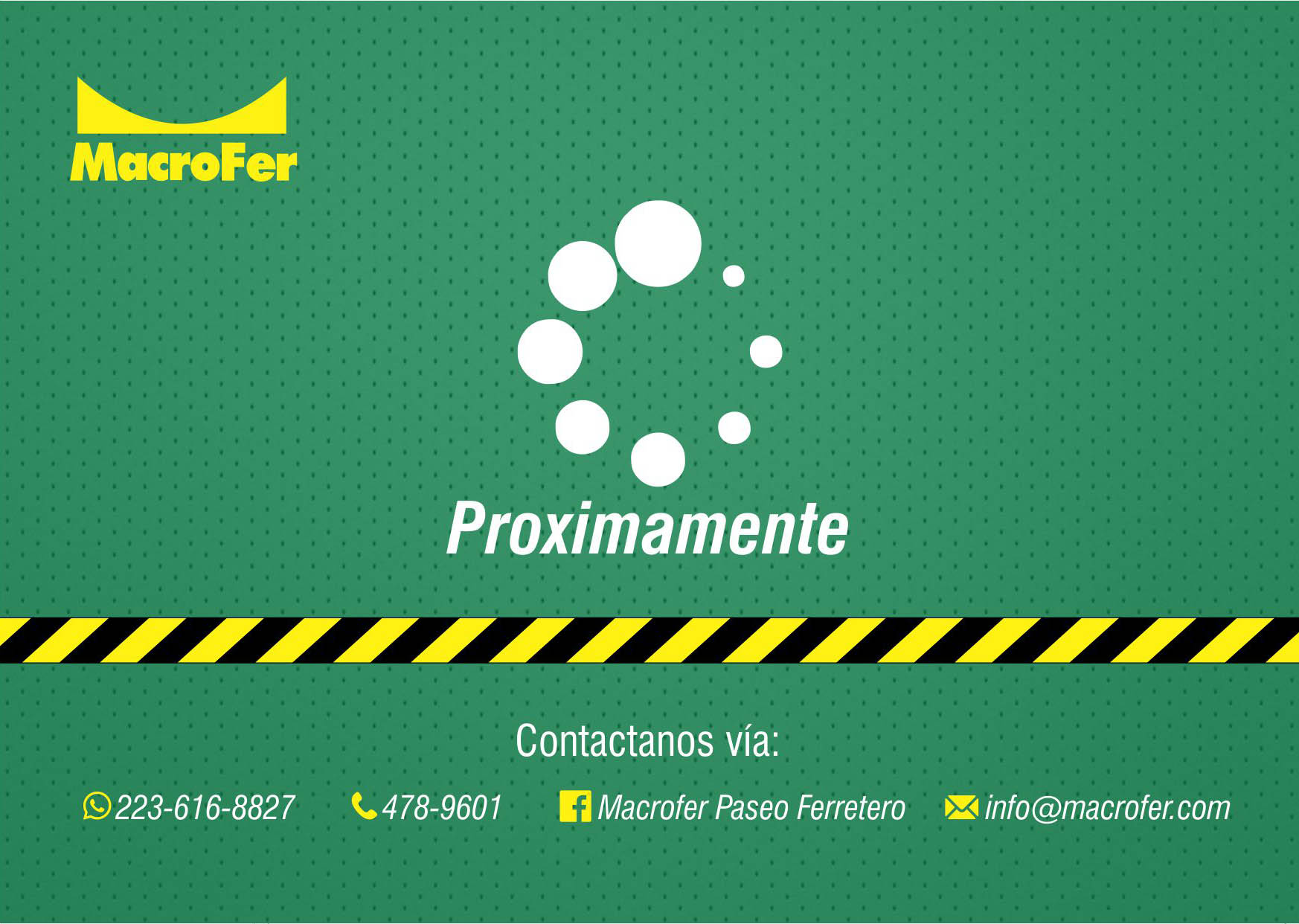 proximamente nueva web de Macrofer